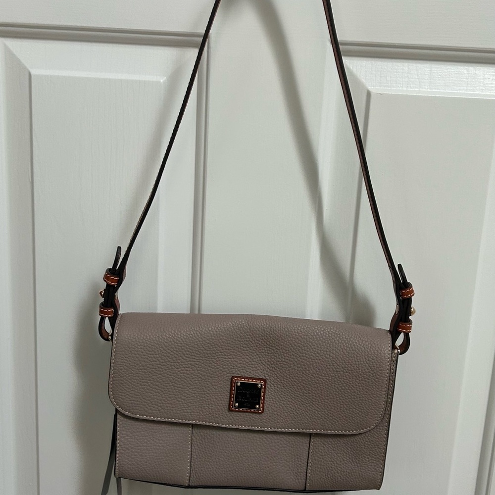 Dooney & Bourke Taupe Crossbody Bag